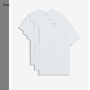 Express Slim V-Neck Tees(3 pack)